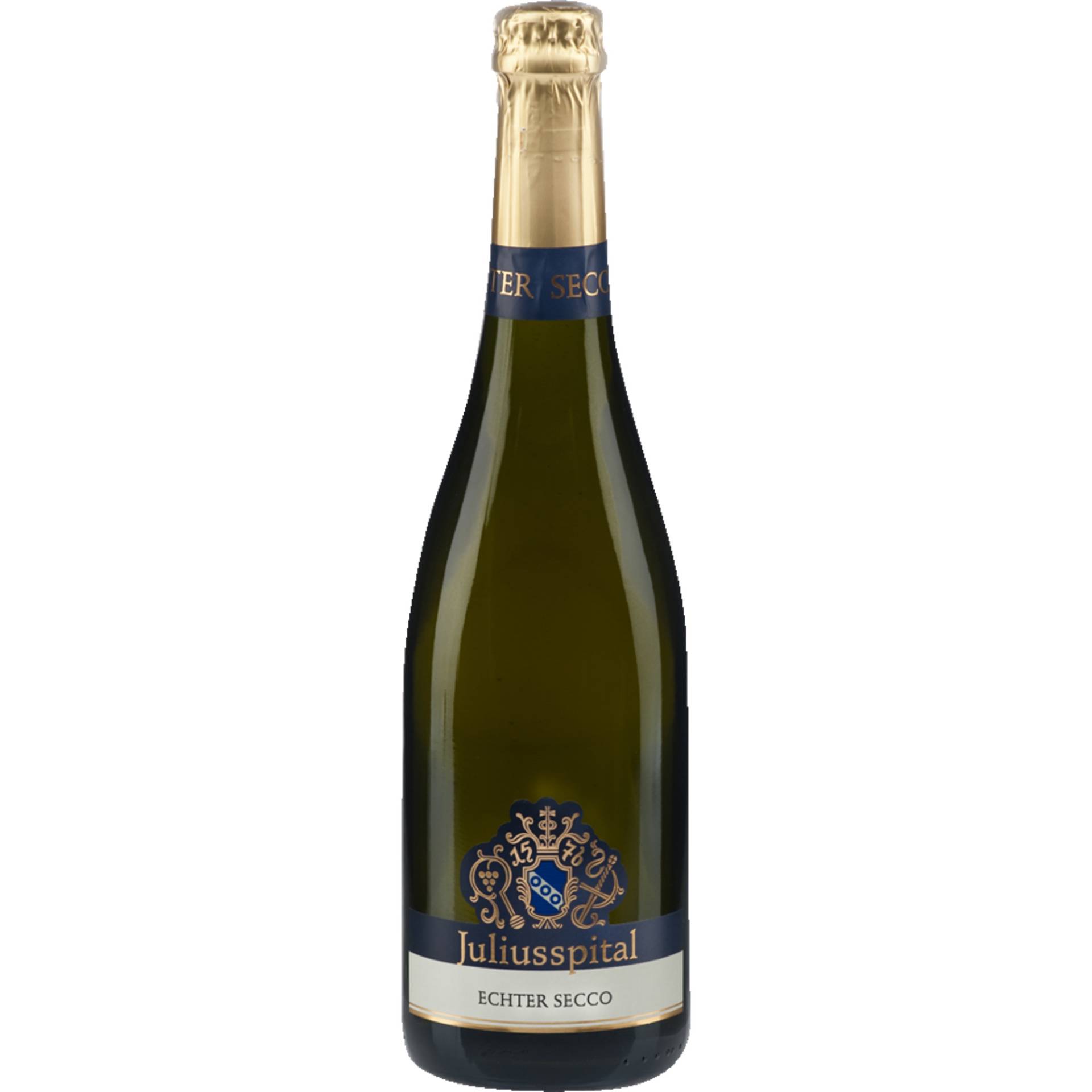 Juliusspital Echter Secco, Deutscher Perlwein mit zugesetzter Kohlensäure, Franken, Perlwein / Secco von Weingut Juliusspital, D - 97070 Würzburg