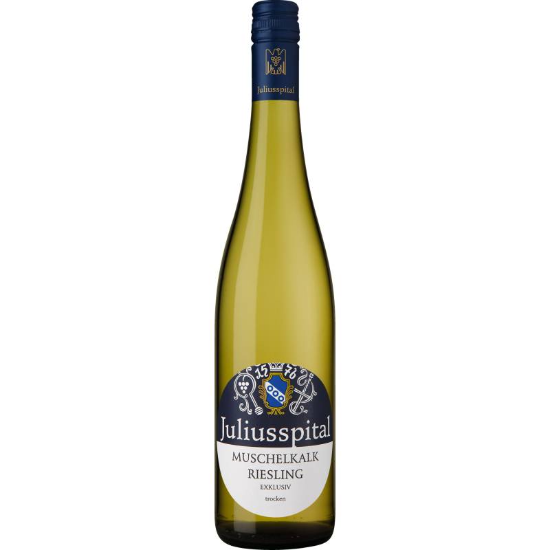 Juliusspital Riesling vom Muschelkalk Exklusiv, Trocken, Franken, Franken, 2024, Weißwein von Weingut Juliusspital, D - 97070 Würzburg