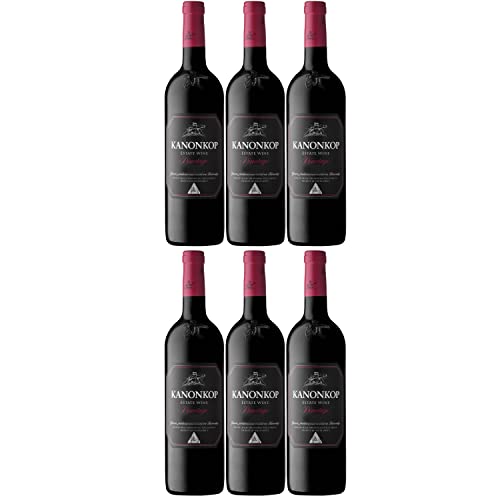 Kanonkop Black Label Pinotage Stellenbosch Rotwein Wein trocken Südafrika I Visando Paket (6 x 0,75l) von Weingut Kanonkop