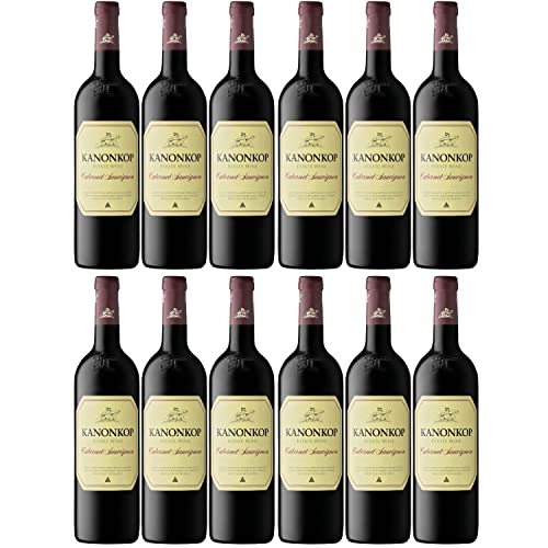 Kanonkop Cabernet Sauvignon Stellenbosch Rotwein Wein trocken Südafrika I Visando Paket (12 x 0,75l) von Weingut Kanonkop