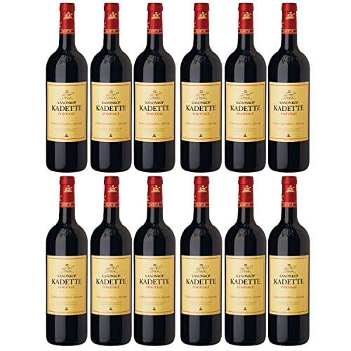 Kanonkop Kadette Cape Blend Stellenbosch Rotwein Wein trocken Südafrika I Visando Paket (12 x 0,75l) von Weingut Kanonkop