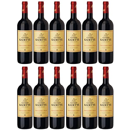 Kanonkop Kadette Cape Blend Stellenbosch trocken Südafrika I Visando Paket (12 x 0,75l) von Weingut Kanonkop