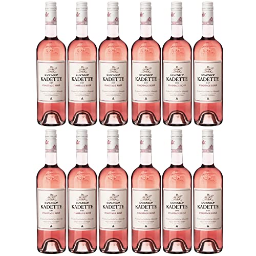 Kanonkop Kadette Pinotage Rosé Stellenbosch Roséwein Wein trocken Südafrika I Visando Paket (12 x 0,75l) von Weingut Kanonkop