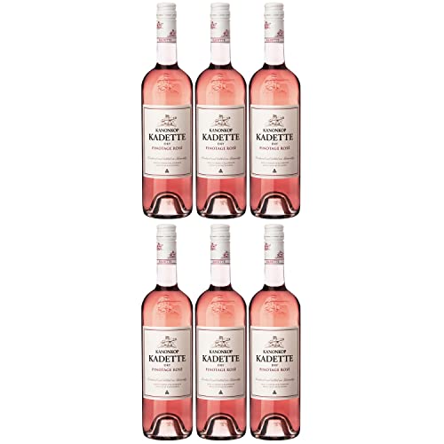 Kanonkop Kadette Pinotage Rosé Stellenbosch Roséwein Wein trocken Südafrika I Visando Paket (6 x 0,75l) von Weingut Kanonkop