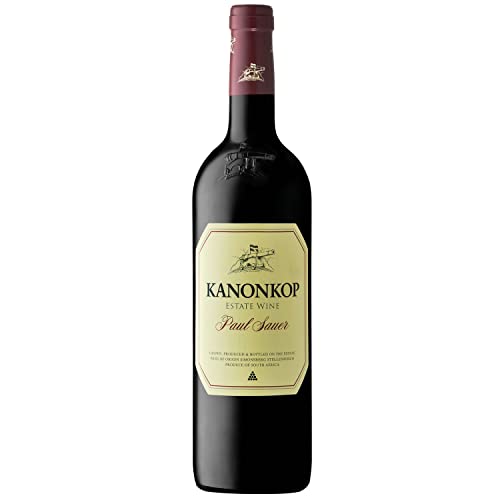 Kanonkop Paul Sauer Stellenbosch Rotwein Wein trocken Südafrika I Visando Paket (1 x 0,75l) von Weingut Kanonkop