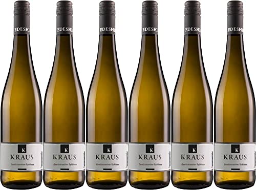 6x Gewürztraminer Spätlese 2020 - Weingut Karl Kraus, Pfalz - Weißwein von Weingut Karl Kraus