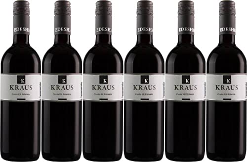 6x Rotwein Cuvée Kk 2018 - Weingut Karl Kraus, Pfalz - Rotwein von Weingut Karl Kraus