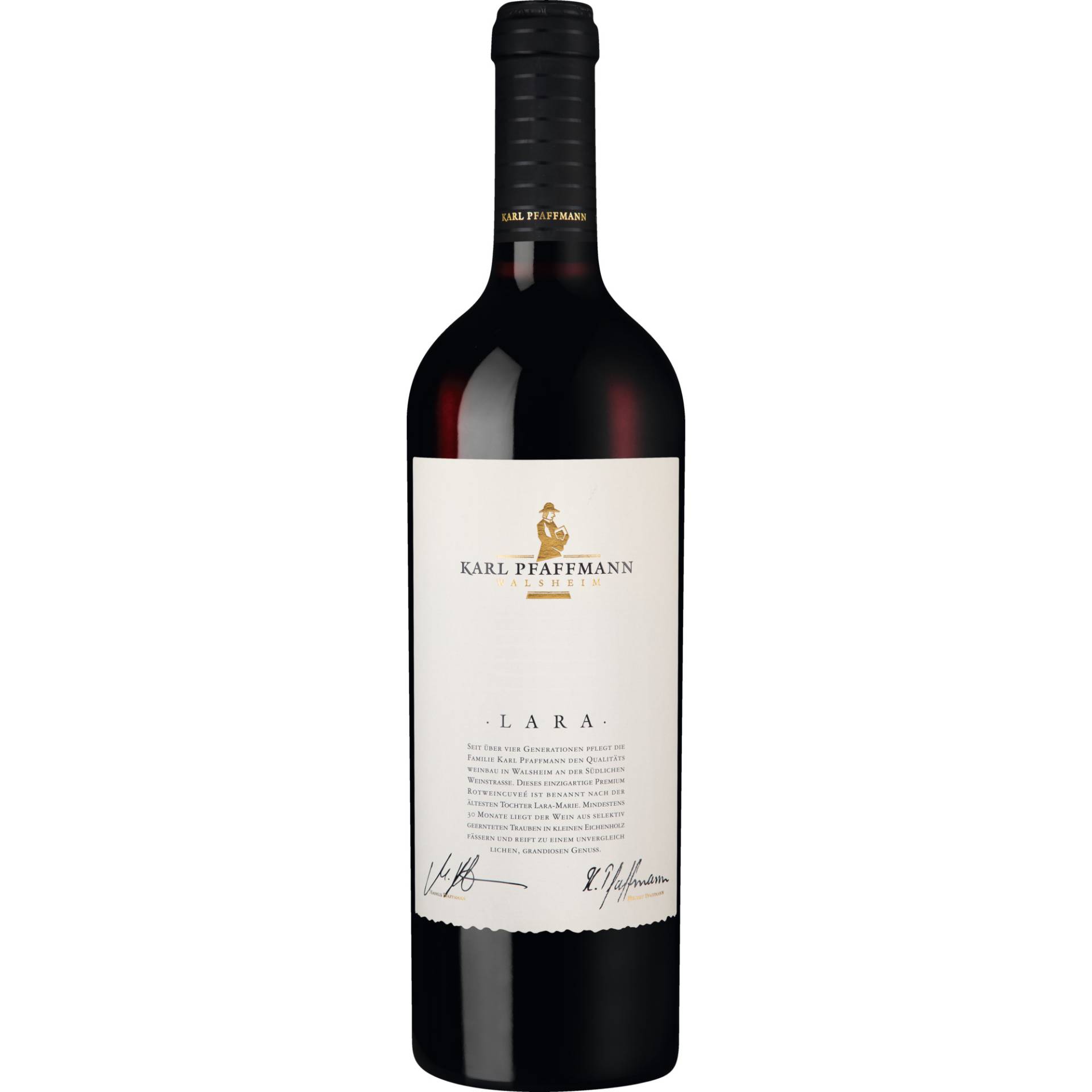 Lara Cuvée Rot Grande Réserve, Trocken, Pfalz, Pfalz, 2020, Rotwein Lara Cuvée Rot Grande Réserve, Trocken, Pfalz, Pfalz, 2020, Rotwein von Weingut Karl Pfaffmann, D - 76833 Walsheim