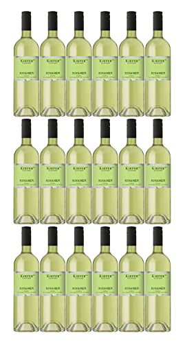 Rivaner feinherb, Weingut Kiefer, Eichstetten am Kaiserstuhl, Jahrgang 2024 (18 x 0,75 l) von Weingut Kiefer, Eichstetten am Kaiserstuhl, Baden