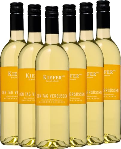 Den Tag versüßen Weingut Kiefer Weißwein 6 x 0,75l VINELLO - 6 x Weinpaket inkl. kostenlosem VINELLO.weinausgießer von Weingut Kiefer