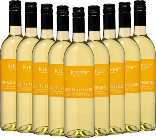 Den Tag versüßen Weingut Kiefer Weißwein 9 x 0,75l VINELLO - 9 x Weinpaket inkl. kostenlosem VINELLO.weinausgießer von Weingut Kiefer
