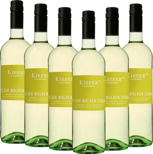 Mit den Wolken ziehen trocken Weingut Kiefer Weißwein 6 x 0,75l VINELLO - 6 x Weinpaket inkl. kostenlosem VINELLO.weinausgießer von Weingut Kiefer