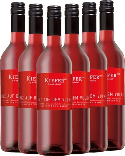 Tanz auf dem Vulkan Rotling Weingut Kiefer Roséwein 6 x 0,75l VINELLO - 6 x Weinpaket inkl. kostenlosem VINELLO.weinausgießer Tanz auf dem Vulkan Rotling Weingut Kiefer Roséwein 6 x 0,75l VINELLO - 6 x Weinpaket inkl. kostenlosem VINELLO.weinausgießer von Weingut Kiefer