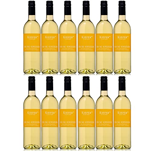 Weingut Kiefer Den Tag versüßen QbA Weißwein Wein Cuvee Lieblich Deutschland I Visando Paket (12 x 0, 75l), 9000.0 milliliter von Weingut Kiefer