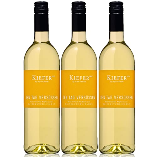 Weingut Kiefer Den Tag versüßen QbA Weißwein Wein Cuvee Lieblich Deutschland Inkl FeinWert E-Book (3 x 0,75l) von Weingut Kiefer