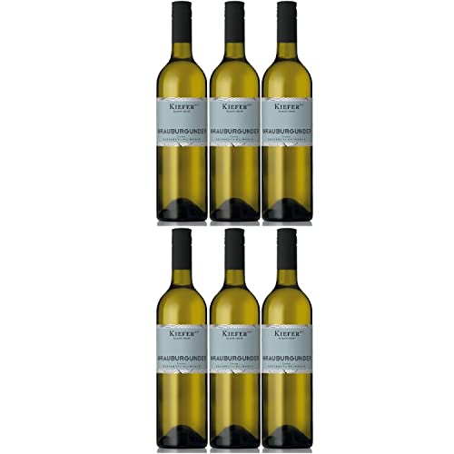 Weingut Kiefer Freche Kaiserstühler Grauburgunder Weißwein Wein Trocken Deutschland I Visando Paket (6 x 0,75l) von Weingut Kiefer