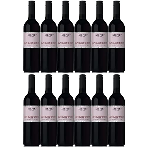 Weingut Kiefer Freche Kaiserstühler Spätburgunder Rotwein Wein Feinherb Deutschland I Visando Paket (12 x 0,75l) von Weingut Kiefer