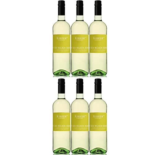 Weingut Kiefer Mit den Wolken ziehen QbA Weisswein Wein Cuvee Trocken Deutschland I Visando Paket (6 x 0,75l) von Weingut Kiefer