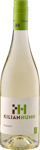 Weingut Kilian Hunn Rivaner - Junge Frische - 2020 NV Halbtrocken (1 x 0.75 l) von Weingut Kilian Hunn