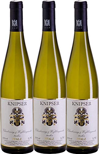 Chardonnay & Weißburgunder Knipser Weißwein 3 x 0,75l VINELLO - 3 x Weinpaket inkl. kostenlosem VINELLO.weinausgießer Chardonnay & Weißburgunder Knipser Weißwein 3 x 0,75l VINELLO - 3 x Weinpaket inkl. kostenlosem VINELLO.weinausgießer von Weingut Knipser