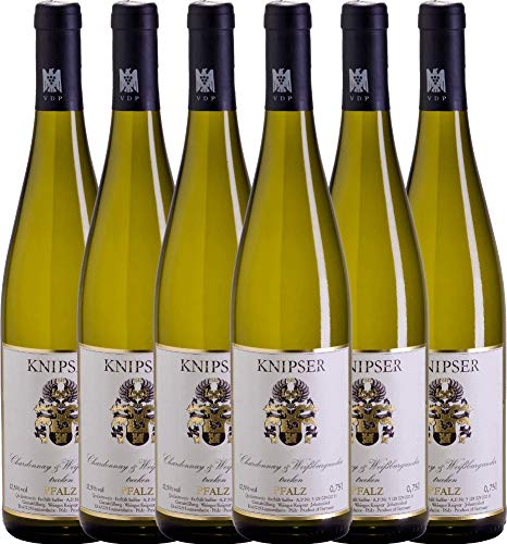 Chardonnay & Weißburgunder Knipser Weißwein 6 x 0,75l VINELLO - 6 x Weinpaket inkl. kostenlosem VINELLO.weinausgießer Chardonnay & Weißburgunder Knipser Weißwein 6 x 0,75l VINELLO - 6 x Weinpaket inkl. kostenlosem VINELLO.weinausgießer von Weingut Knipser