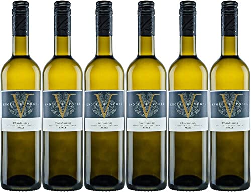 6x Chardonnay trocken 2021 - Weingut Knöll & Vogel, Pfalz - Weißwein von Weingut Knöll & Vogel