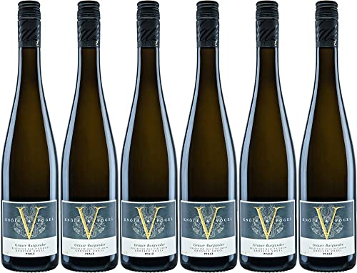 6x Grauer Burgunder fumé 2021 - Weingut Knöll & Vogel, Pfalz - Weißwein von Weingut Knöll & Vogel