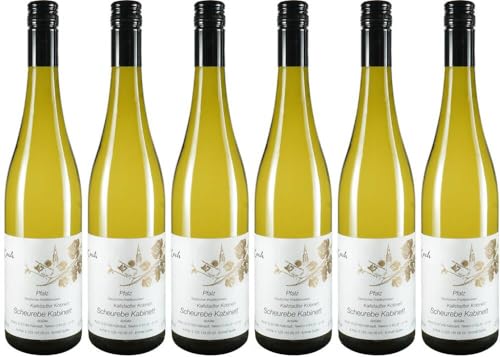 6x Steinacker Scheurebe Kabinett 2022 - Weingut Koch, Pfalz - Weißwein von Weingut Koch