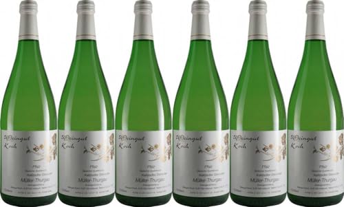 6x Steinacker Müller-Thurgau 2021 - Weingut Koch, Pfalz - Weißwein von Weingut Koch