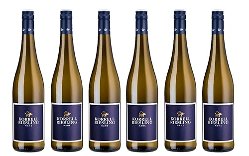 6x 0,75l - Weingut Korrell - Riesling - Gutswein - Qualitätswein Nahe - Deutschland - Weißwein trocken von Weingut Korrell