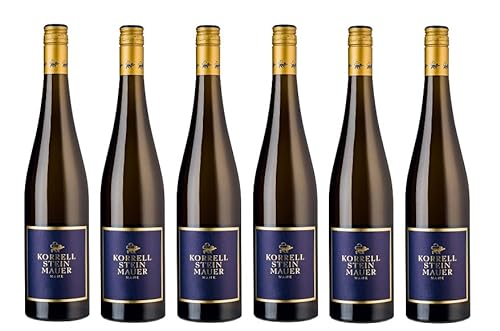 6x 0,75l - Weingut Korrell - Steinmauer - Burgunder-Cuvée - Qualitätswein Nahe - Deutschland - Weißwein trocken von Weingut Korrell