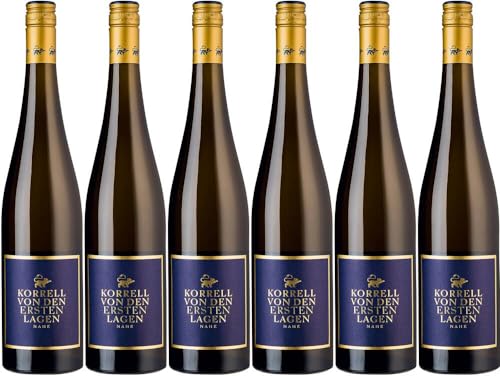 6x Riesling von den Ersten Lagen trocken 2021 - Weingut Korrell, Nahe - Weißwein von Weingut Korrell