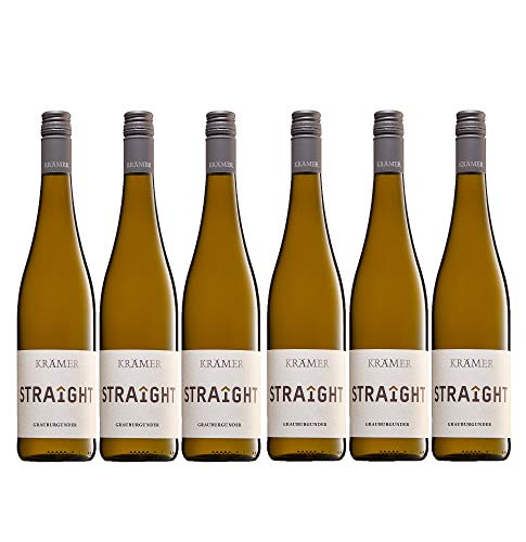 Krämer Straight Grauburgunder Weißwein deutscher Wein trocken QbA Deutschland (6 Flaschen) von Weingut Krämer