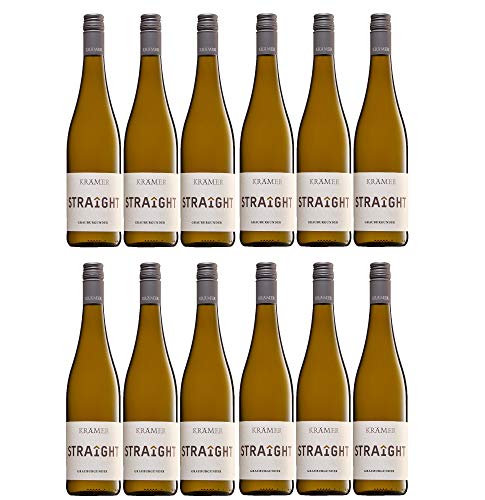 Krämer Straight Grauburgunder Weißwein deutscher Wein trocken QbA Deutschland von Weingut Krämer