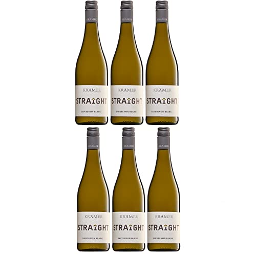 Krämer Straight Sauvignon Blanc Weißwein deutscher Wein trocken QbA Deutschland I Versanel Paket (6 x 0,75) von Weingut Krämer