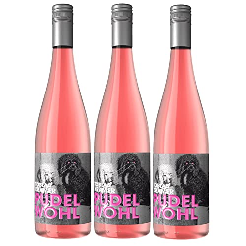 Tobias Krämer Pudelwohl Roséwein deutscher Wein trocken QbA Deutschland (3 Flaschen) von Weingut Krämer