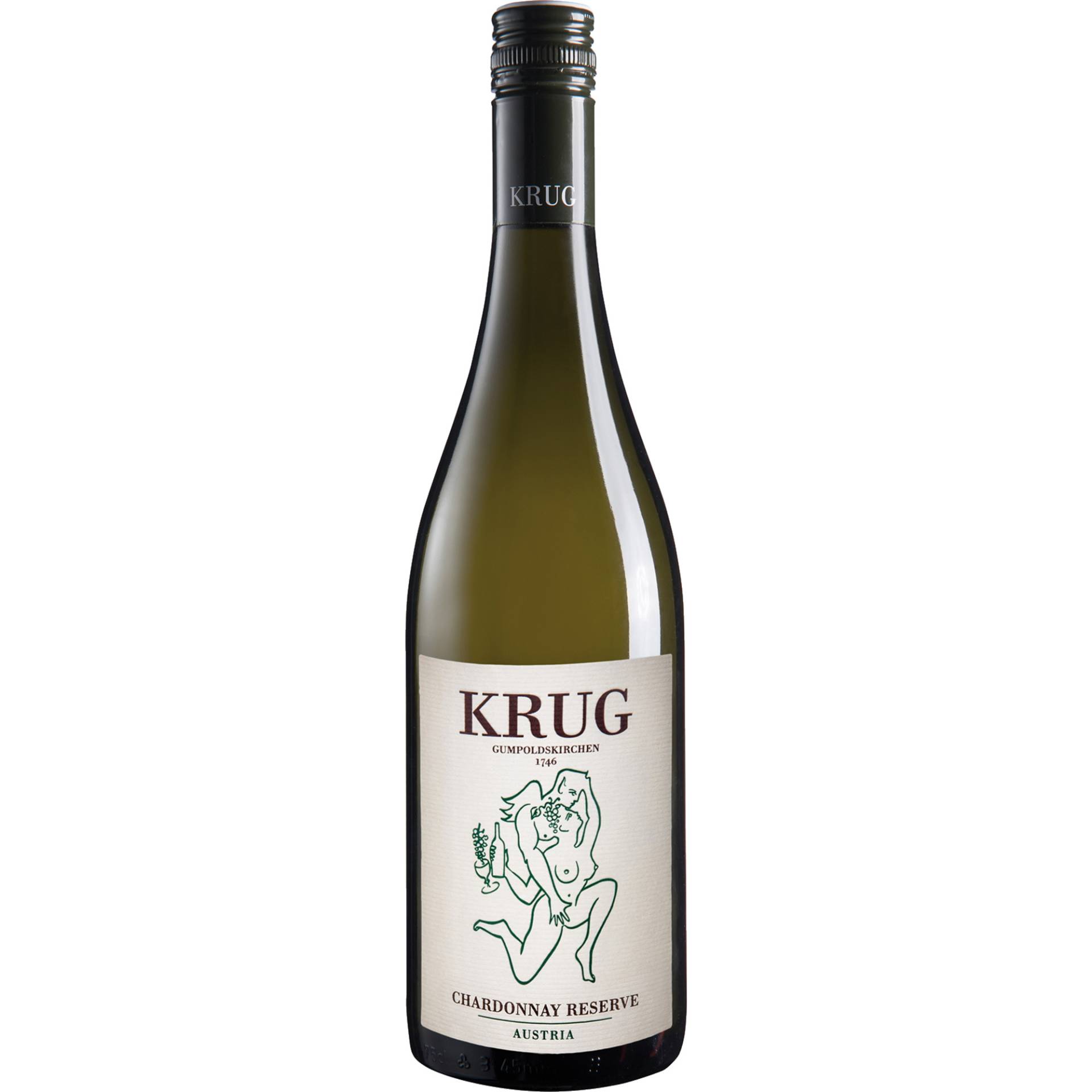 Krug Chardonnay Reserve, Thermenregion, Niederösterreich, 2022, Weißwein von Weingut Krug,2352,Gumpoldskirchen,Österreich