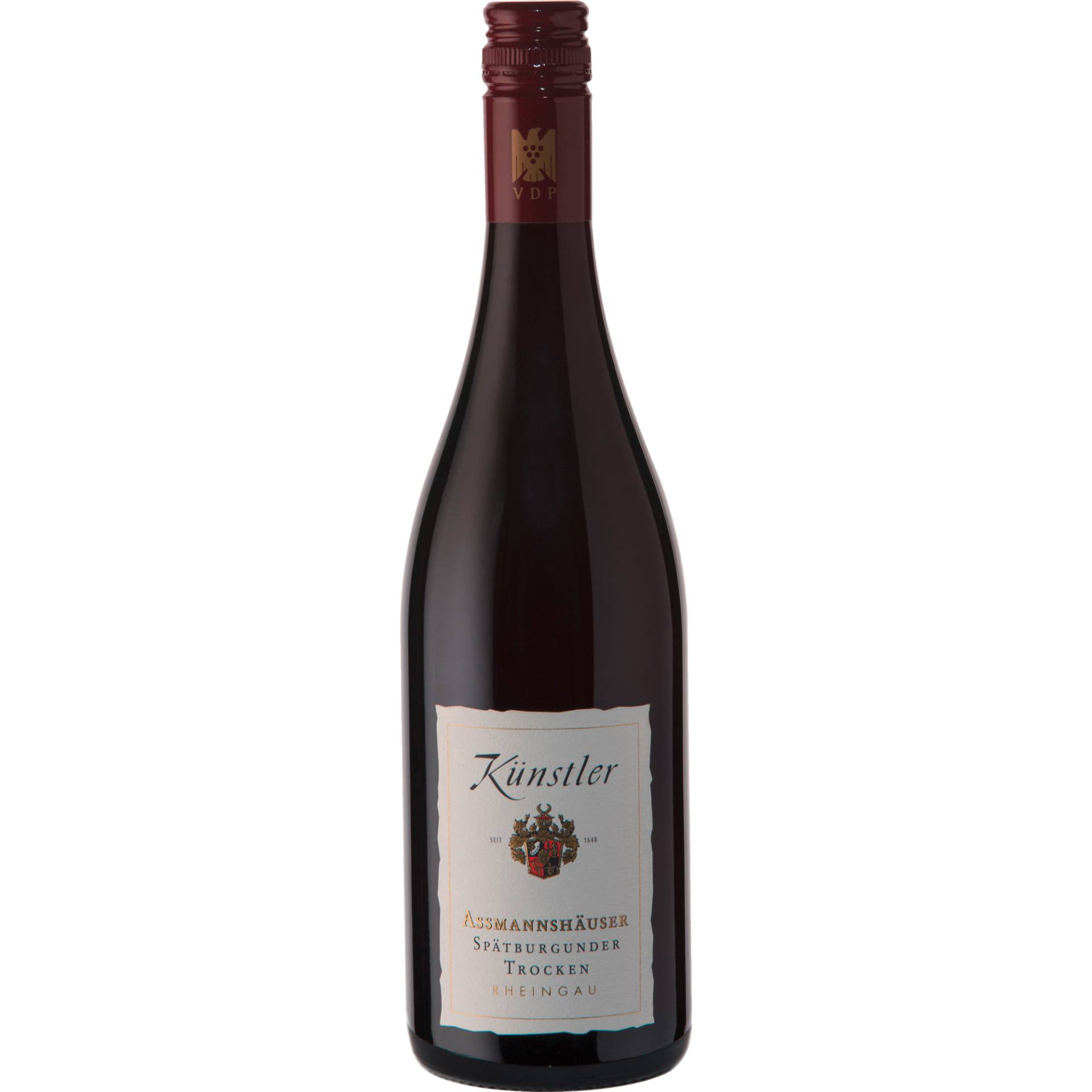 Assmannshäuser Rotschiefer Spätburgunder, Trocken, Rheingau, Rheingau, 2023, Rotwein Assmannshäuser Rotschiefer Spätburgunder, Trocken, Rheingau, Rheingau, 2023, Rotwein von Weingut Künstler, D - 65239 Hochheim