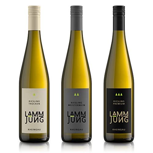 Weingut Lamm Jung Riesling Paket Weißwein Rheingau 3 x 0.75 l von Weingut Lamm Jung KG