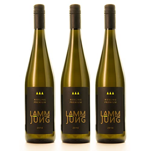 Weingut Lamm Jung Riesling Premium Weißwein Rheingau 3 x 0.75 l von Weingut Lamm Jung KG