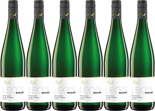 6x Zeltinger Schloßberg Riesling Kabinett fruchtsüß 2020 - Weingut Leo´s, Mosel - Weißwein von Weingut Leo´s
