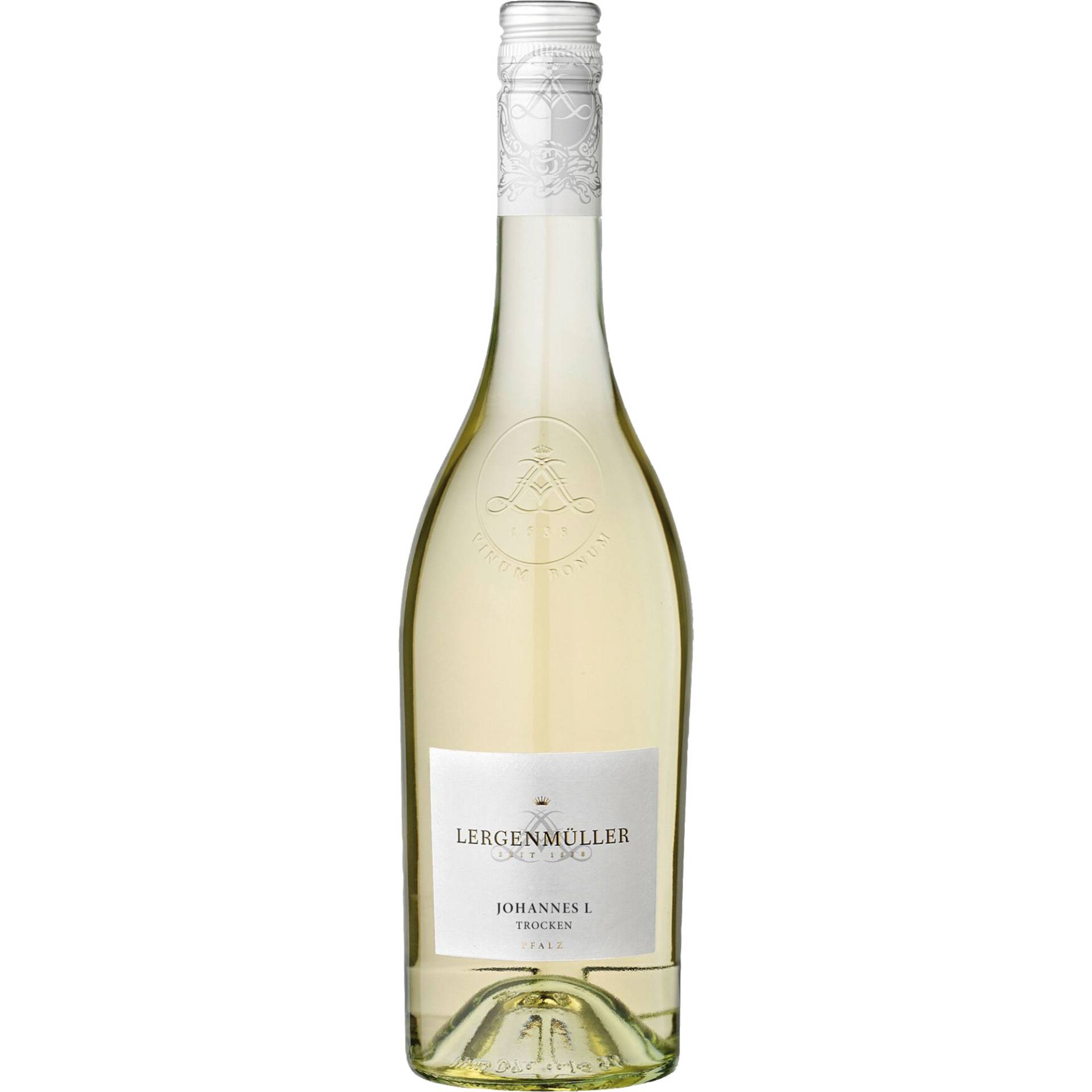 Johannes L Riesling, trocken, Pfalz, Pfalz, 2023, Weißwein Johannes L Riesling, trocken, Pfalz, Pfalz, 2023, Weißwein von Weingut Lergenmüller,76835,Hainfeld,Deutschland