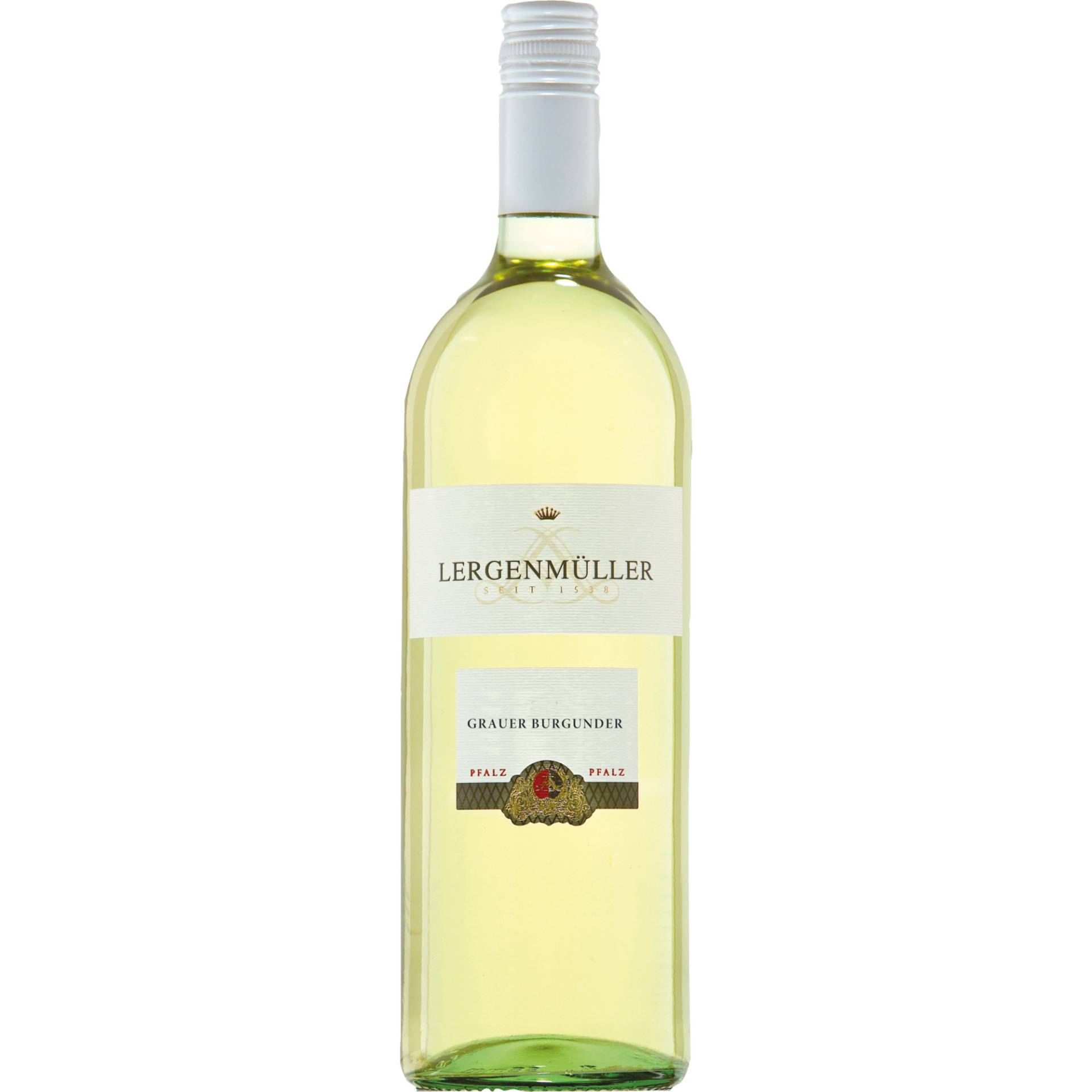 Lergenmüller Grauburgunder, trocken, Pfalz, 1,0 L, Pfalz, 2022, Weißwein von Weingut Lergenmüller,76835,Hainfeld,Deutschland