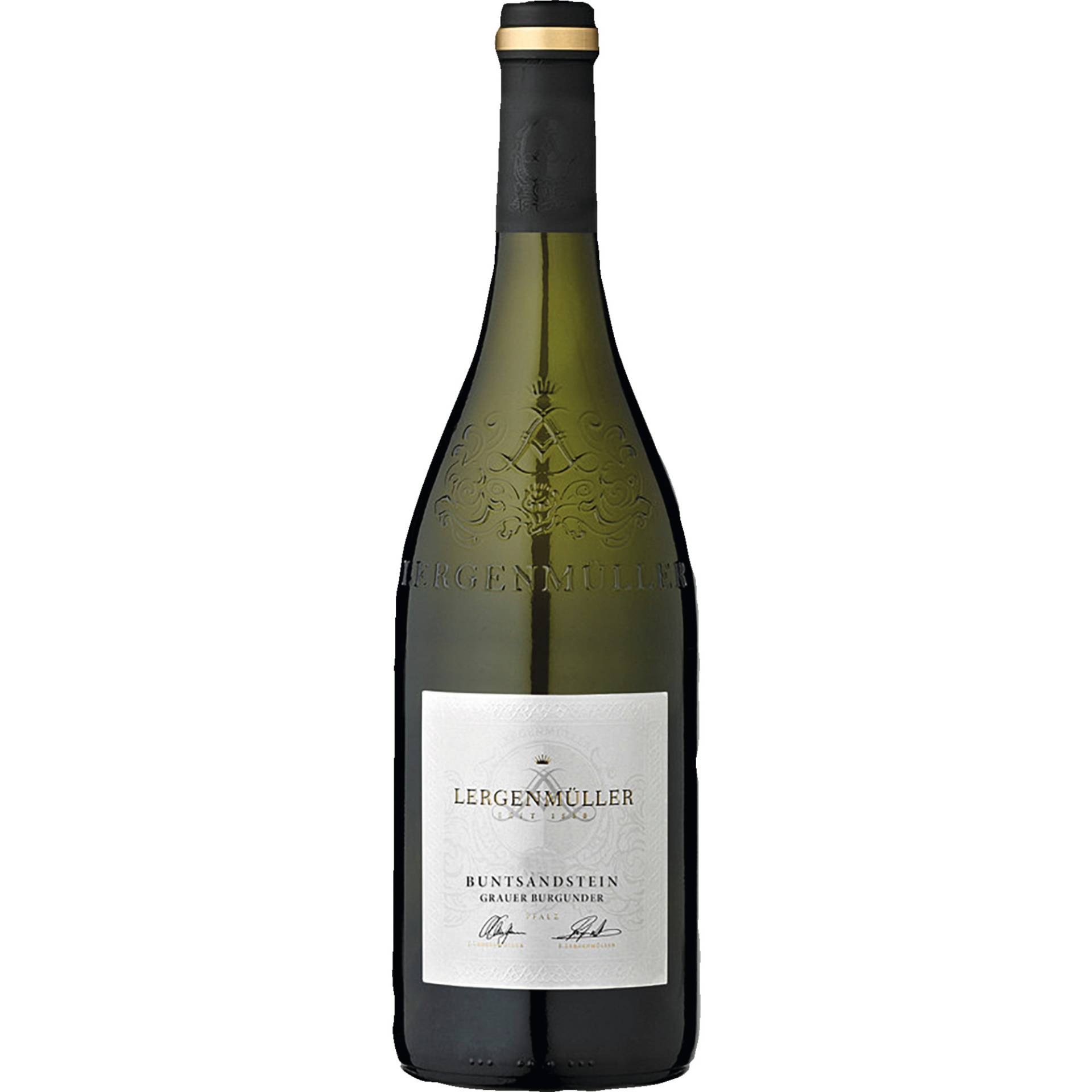 Lergenmüller Grauburgunder Buntsandstein, Trocken, Pfalz, Pfalz, 2023, Weißwein Lergenmüller Grauburgunder Buntsandstein, Trocken, Pfalz, Pfalz, 2023, Weißwein von Weingut Lergenmüller,76835,Hainfeld,Deutschland