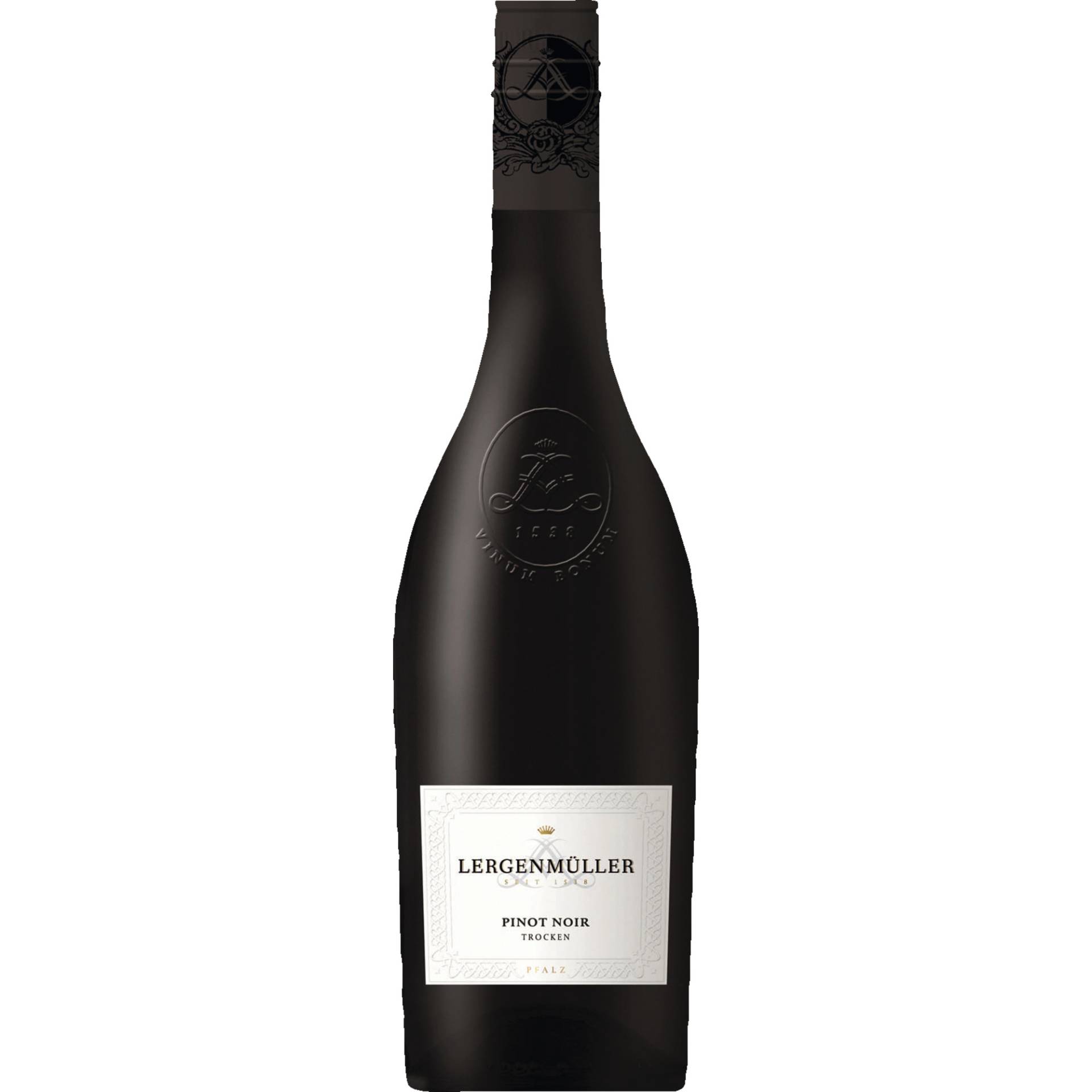 Lergenmüller Pinot Noir, trocken, Pfalz, Pfalz, 2022, Rotwein von Weingut Lergenmüller,76835,Hainfeld,Deutschland