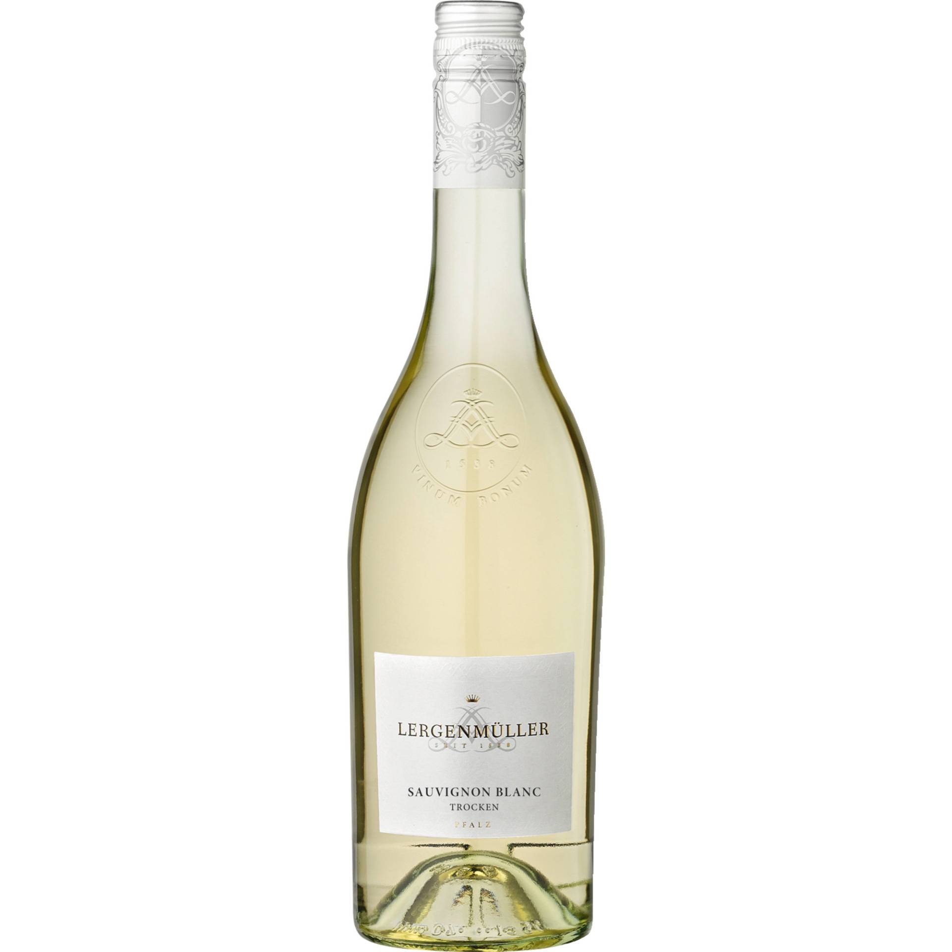 Lergenmüller Sauvignon Blanc, Trocken, Pfalz, Pfalz, 2022, Weißwein von Weingut Lergenmüller,76835,Hainfeld,Deutschland