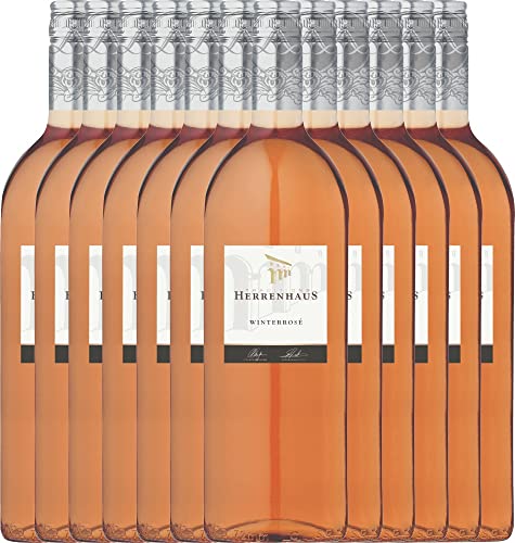Winterrosé Herrenhaus von Lergenmüller - Roséglühwein 12x 1,0 l VINELLO - 12er - Weinpaket inkl. kostenlosem VINELLO.weinausgießer von Weingut Lergenmüller