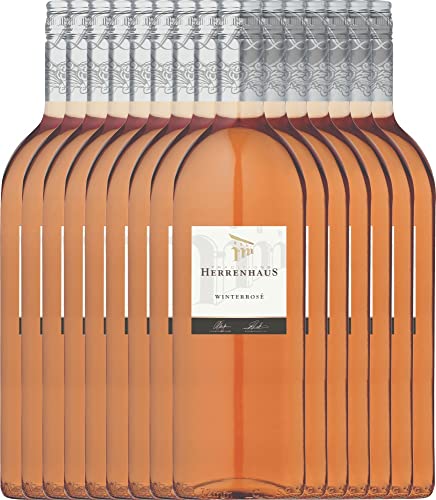 Winterrosé Herrenhaus von Lergenmüller - Roséglühwein 15x 1,0 l VINELLO - 15er - Weinpaket inkl. kostenlosem VINELLO.weinausgießer von Weingut Lergenmüller