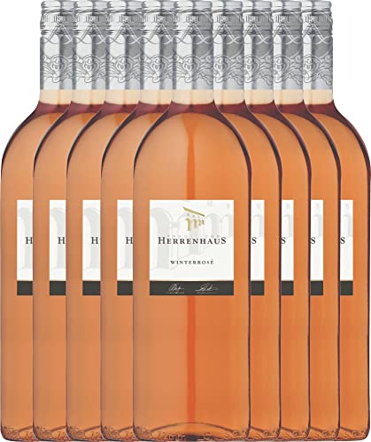 Winterrosé Herrenhaus von Lergenmüller - Roséglühwein 9x 1,0 l VINELLO - 9er - Weinpaket inkl. kostenlosem VINELLO.weinausgießer von Weingut Lergenmüller