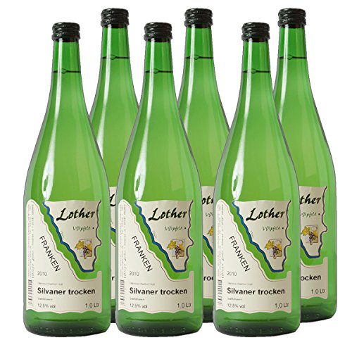Frankenwein Wipfelder Zehntgraf Silvaner Weißwein Franken Liter 2019 trocken (6x 1 l) von Weingut Lother